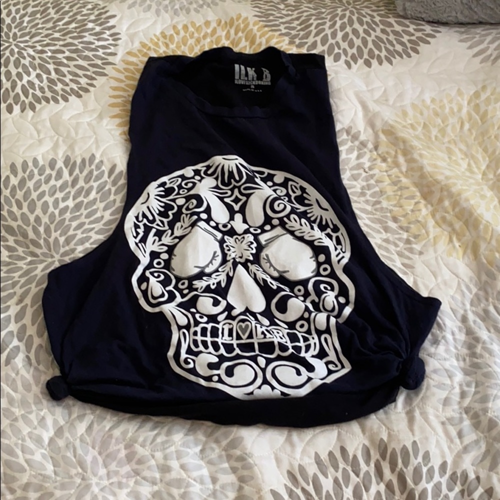 Skull muscle tank